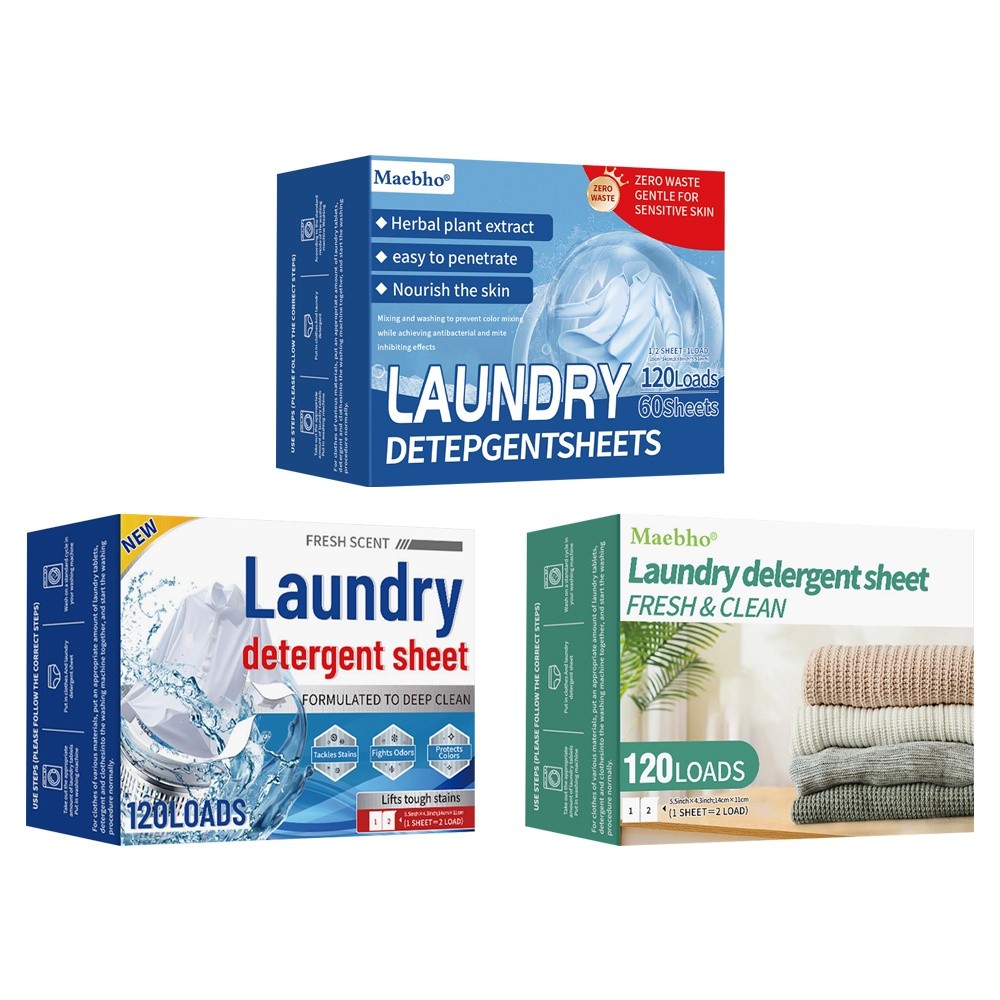 120 Sheets/Pack​​ ​Eco-Friendl - đánh giá và giá Laundry Strip Eco