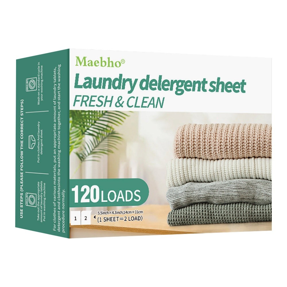 120 Sheets/Pack​​ ​Eco-Friendl - đánh giá và giá Laundry Strip Eco