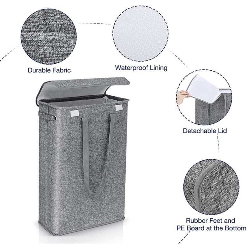 Cotton Linen Laundry Basket Wi - đánh giá và giá Laundry Strip Eco